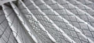 Close up of a white air filter, highlighting the difference between an air purifier and a standard air filter. | High 5 Plumbing, Heating & Cooling